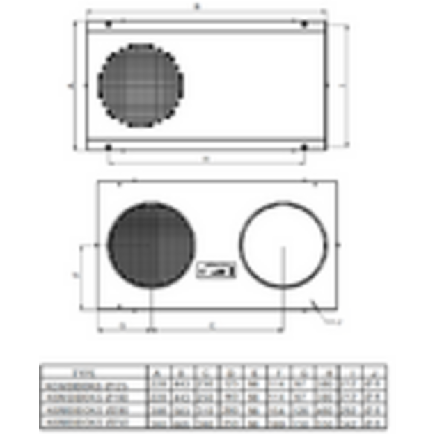 Lauko grotelės COMBI GRID d250 mm juodos sp. 0101336-2