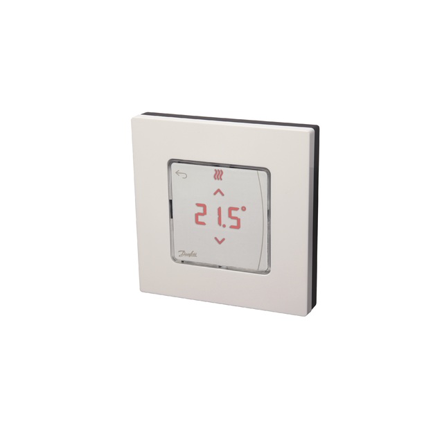 Icon&trade; su displėjumi, bevielis, vir&scaron;tinkinis  su infraraud. spindulių grindų temperatūros davikliu patalpos termostatas