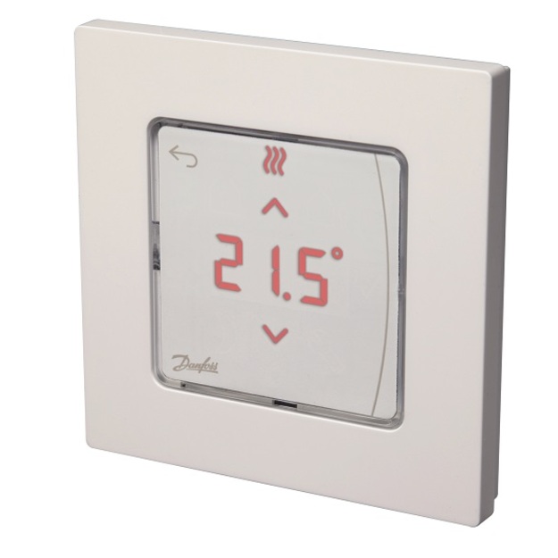 Icon2&trade; įleidžiamas į sieną patalpos termostatas su ekranu 24V, temp. ribos 5-35 &deg;C
