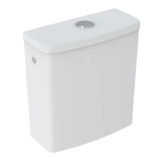 Senova Square WC bakelis dvigubo nuleidimo 4/2,6 l, &scaron;oninio pajungimo, baltas