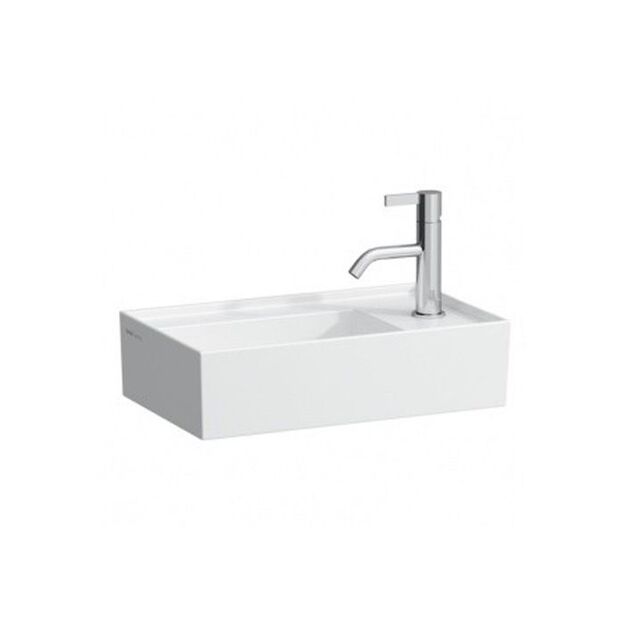 Praustuvas Kartell by Laufen 460x280x120 mm, LCC danga, mai&scaron;ytuvas de&scaron;inėje, be perlajos, baltas