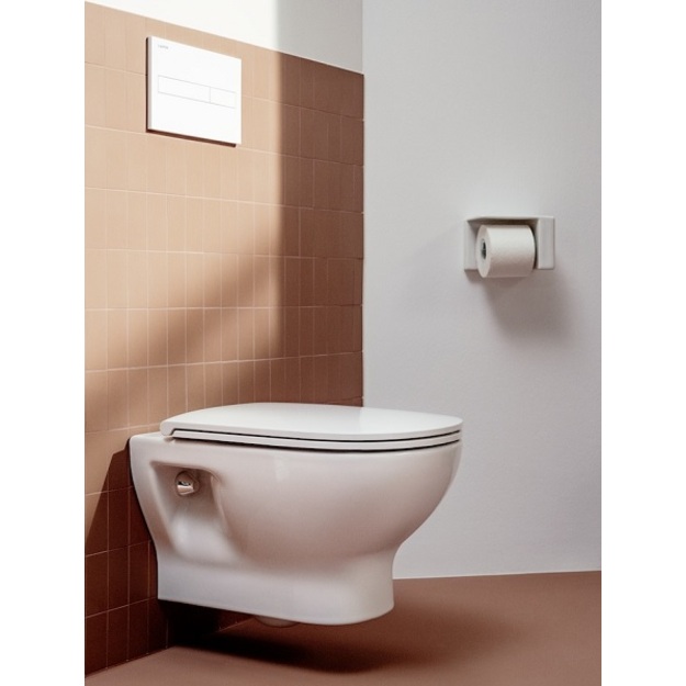 Unitazo dangtis Laufen LUA Slim su soft close mechanizmu, baltas