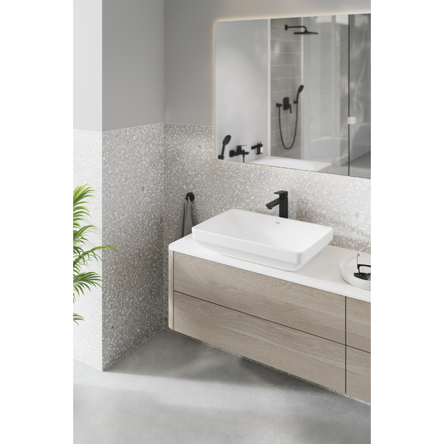 Praustuvo mai&scaron;ytuvas Grohe Cubeo, 1/2 , XL dydžio, matinė juoda sp.