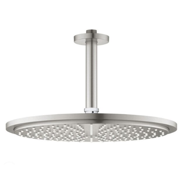 Stacionari du&scaron;o galva su laikikliu i&scaron; lubų GROHE Rainshower Cosmopolitan 310 mm 1jet, supersteel