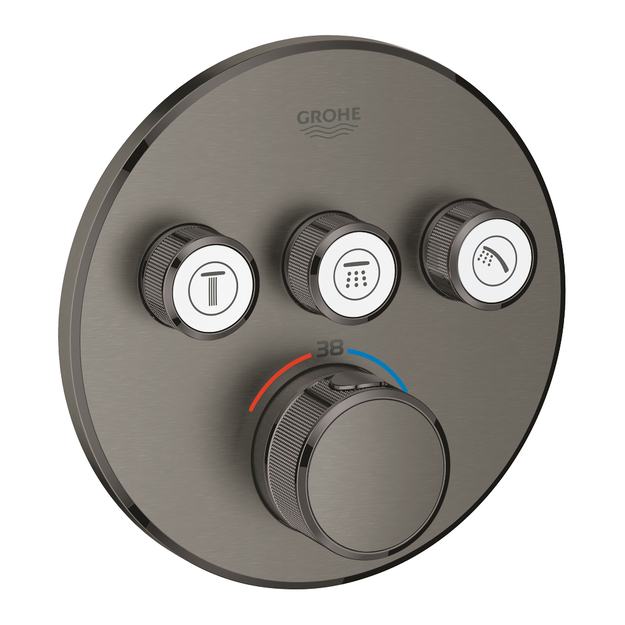 Vir&scaron;tinkinė mai&scaron;ytuvo SmartControl dalis, 3 valdikliai, grafito spalva