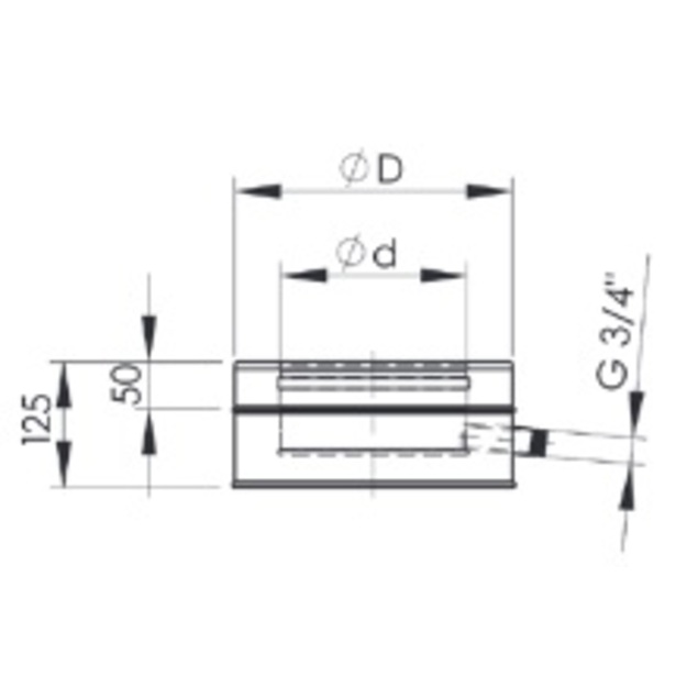 DW kond. rinktuvas &scaron;on. HeatUp NPNP d.180/230 (BL) (H221 1 3105 0180 000)