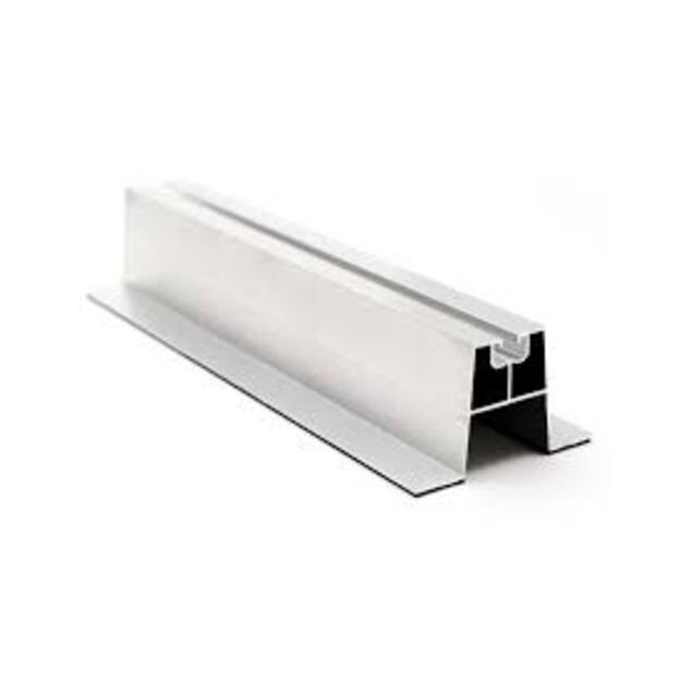 Minirail trapecinei stogo dangai su EPDM juosta (h - 6 cm  l - 40 cm)