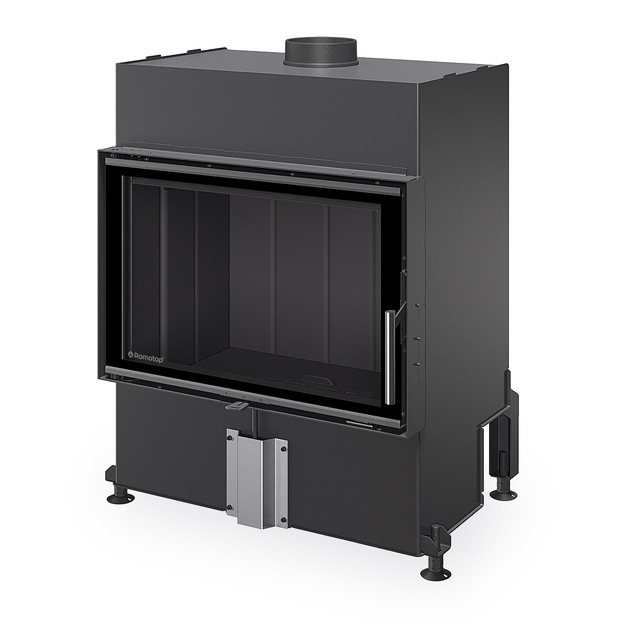 Plieninis židinio ugniakuras Romotop HEAT H4Z 06, 70.50, juoda pakura IGN
