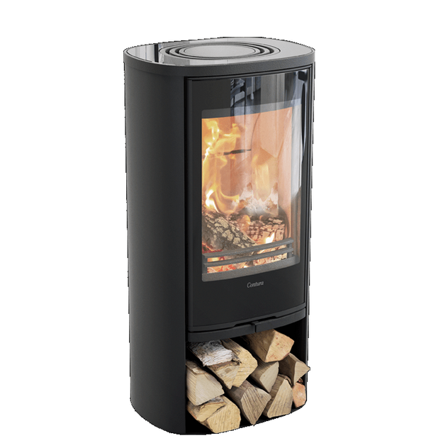 Krosnelė CONTURA C810G:2 Style, juoda, su stikliniu vir&scaron;umi (998459,998660,203149)