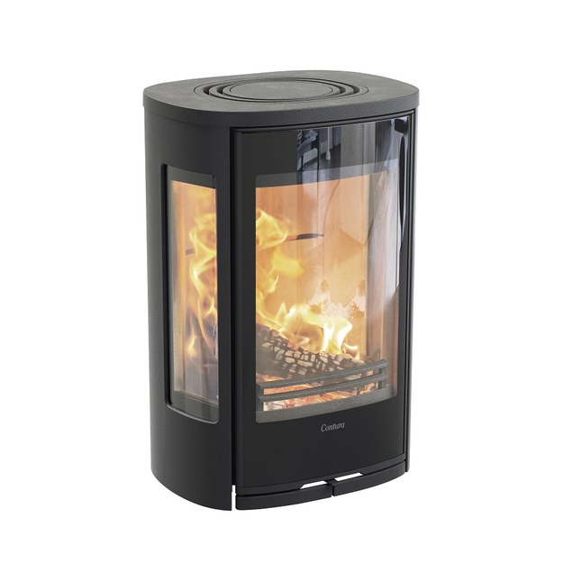Krosnelė Contura C856GW:1 STYLE, juoda, montuojama ant sienos (998855,998662)