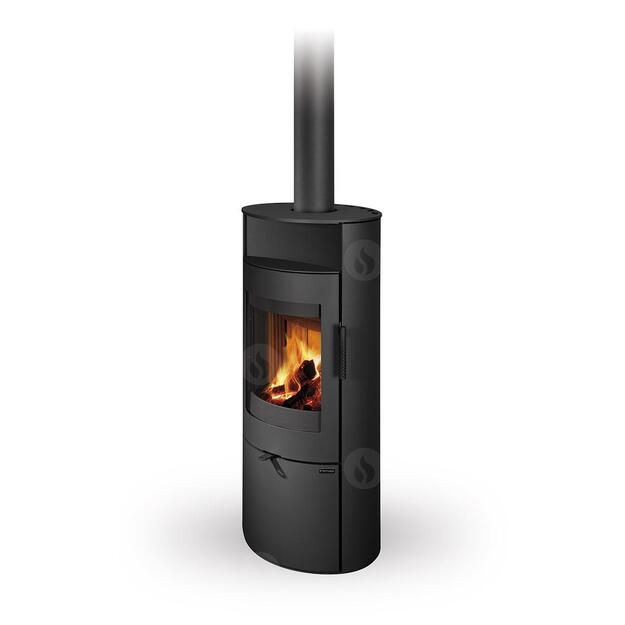 Plieninė krosnelė Romotop Lugo N 03, juoda