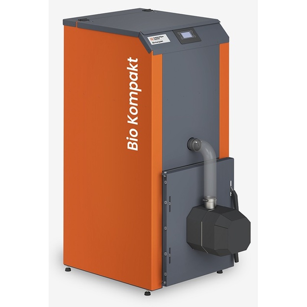 Granulinis katilas Bio Kompakt 18 kW su rotac. moduliuojamu degikliu ir integruotu 190 l bunkeriu