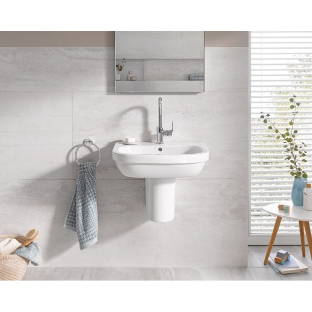 Grohe praustuvas Euro Ceramic, 55 cm, su skyle mai&scaron;ytuvui