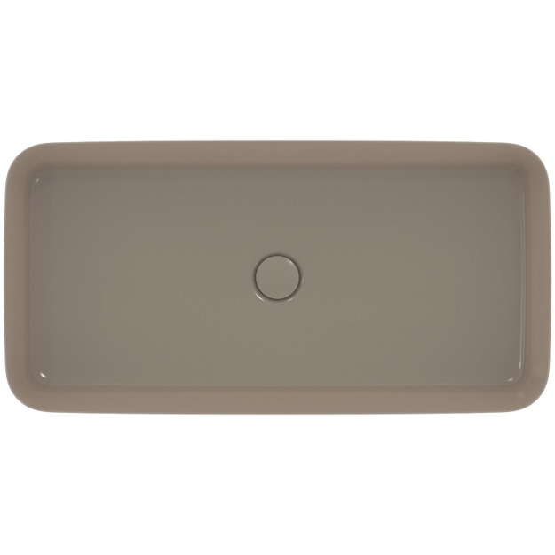 Praustuvas montuojamas ant stalvir&scaron;io Ideal Standard Ipalyss 80x40 cm, be perlajos, su dugno vožtuvu, Kashmir