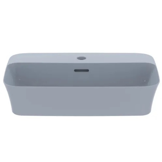 Praustuvas montuojamas ant stalvir&scaron;io Ideal Standard Ipalyss 55x38 cm, su perlaja, su dugno vožtuvu, Powder Blue