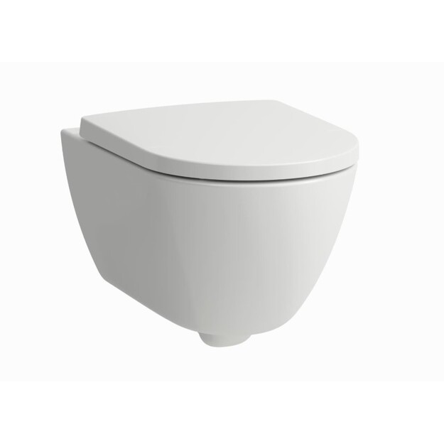 Pakabinamas WC PRO X , be dangčio,  Rimless  /  Silent Flush , EasyFit 3.0, 540 x 360 x 345 mm,  balta spalva