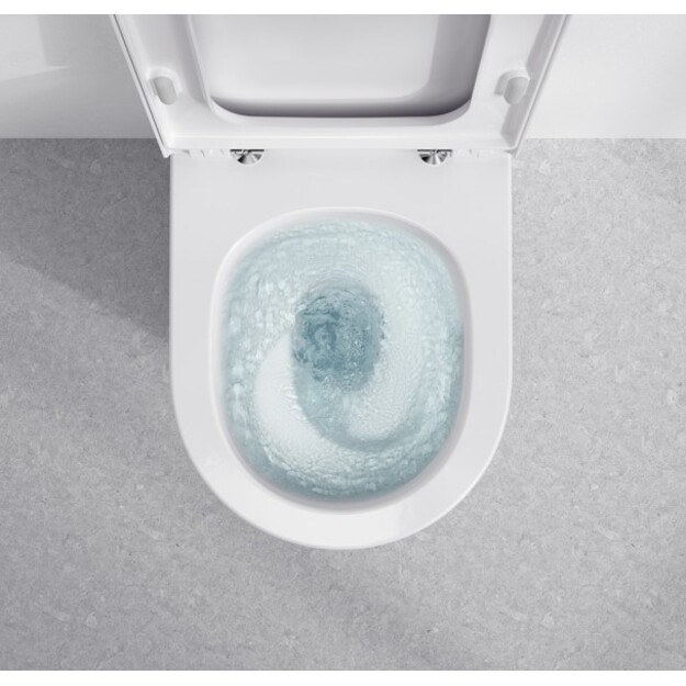 Pakabinamas WC PRO X , be dangčio,  Rimless  /  Silent Flush , EasyFit 3.0, 540 x 360 x 345 mm,  balta spalva