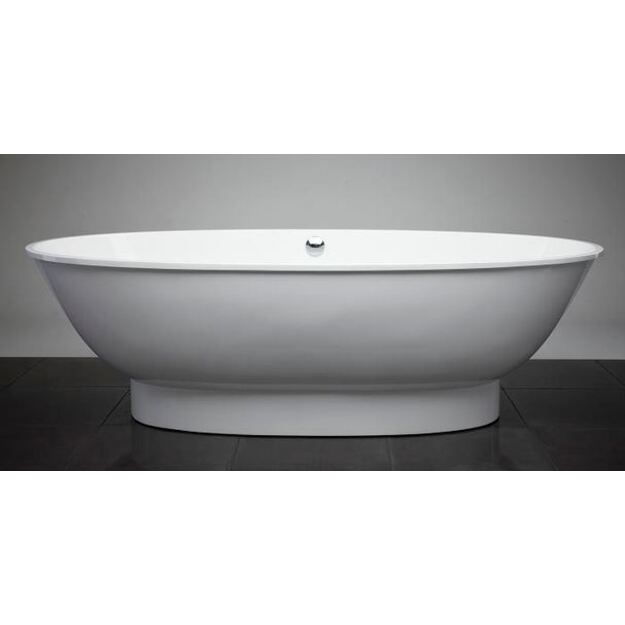 Akmens masės vonia Vispool Gloria 184x90, balta