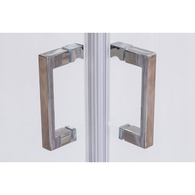 Kvadrtatinė du&scaron;o kabina LLS2 900/1900 briliant/transparent, reguliavimo ribos 875-890 mm