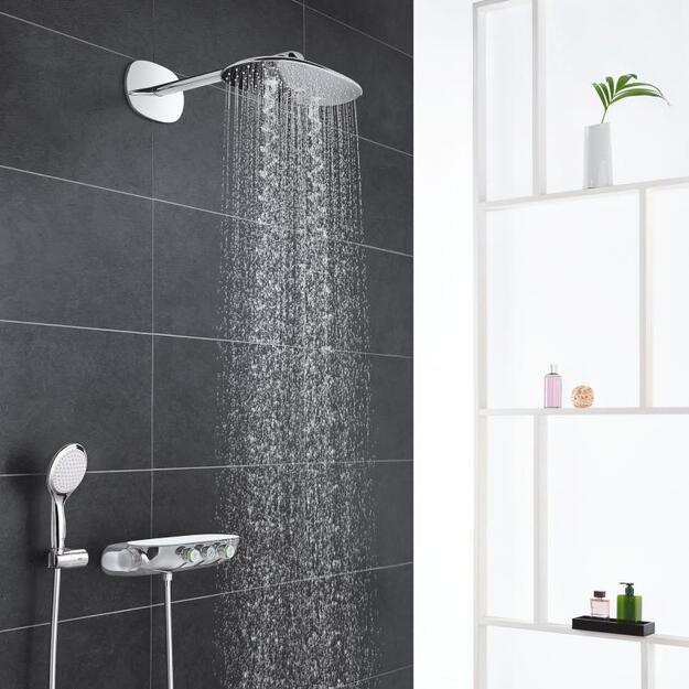 Vir&scaron;tinkinė termostatinė du&scaron;o sistemos dalis du&scaron;o sistema Rainshower System SmartControl 360 DUO, chromas