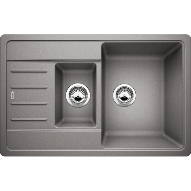 Plautuvė BLANCO LEGRA 6 S Compact, aliuminio metalinė spalva