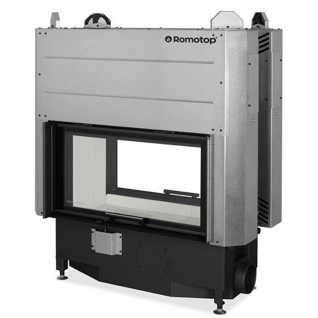 Plieninis židinio ugniakuras Romotop HEAT T HT3LF01 88.50.04 IGN su dvejomis pakeliamomis durimis