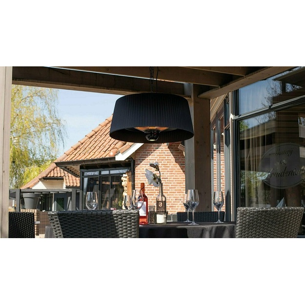 Sunred infraraudonųjų spindulių &scaron;ildytuvas Artix Bright Hanging Black 1800 W