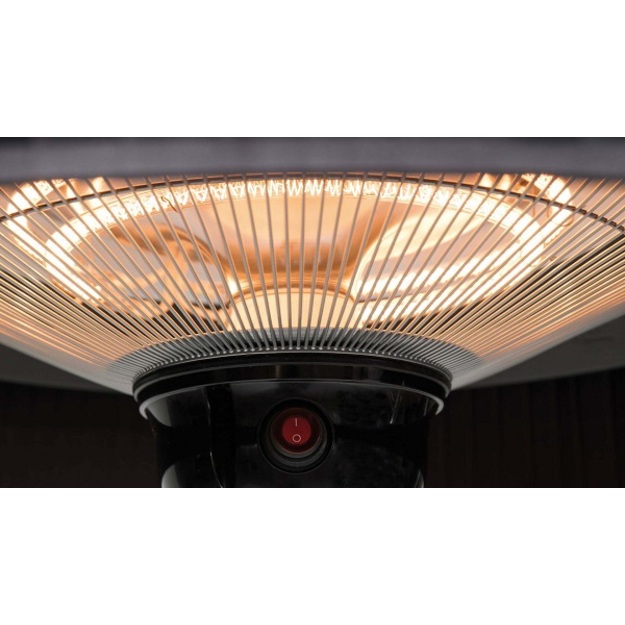 Sunred infraraudonųjų spindulių &scaron;ildytuvas Artix Bright Hanging Black 1800 W