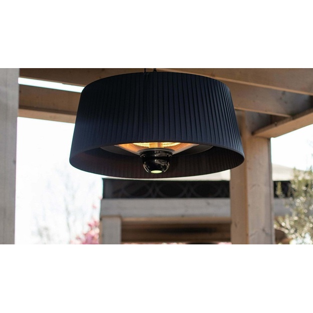 Sunred infraraudonųjų spindulių &scaron;ildytuvas Artix Bright Hanging Black 1800 W