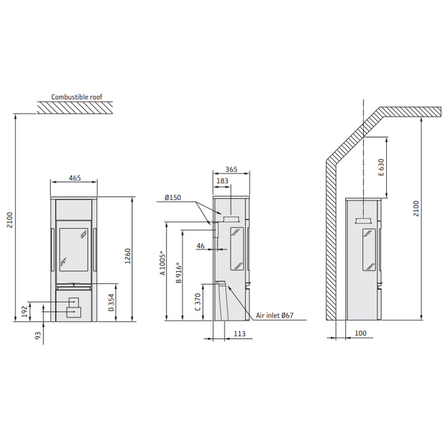 Krosnelė CONTURA C896:3 Style, korpusas pilkos spalvos, kompl (998484,203150, 998655)