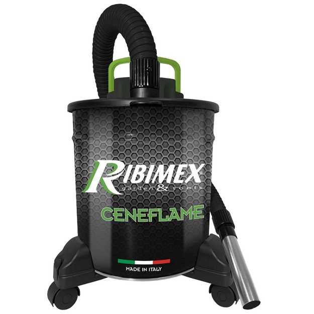 Pelenų siurblys Ribimex Ceneflame, su ratukais 1200W, 18L talpa