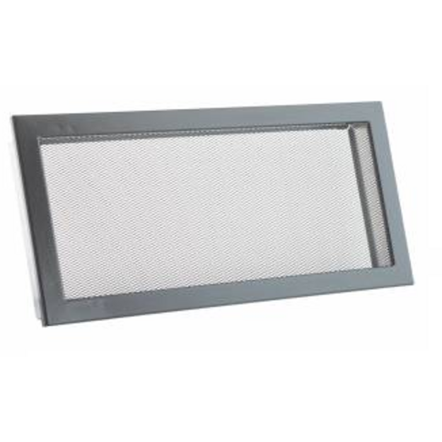 Grotelės VENTLAB 325x170, be žaliuzių, juodos