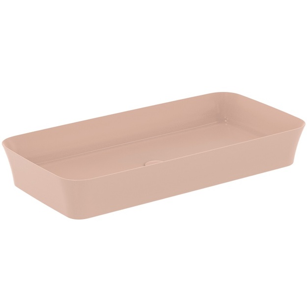 Praustuvas montuojamas ant stalvir&scaron;io Ideal Standard Ipalyss 80x40 cm, be perlajos, su dugno vožtuvu, Nude
