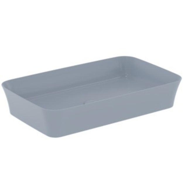 Praustuvas montuojamas ant stalvir&scaron;io Ideal Standard Ipalyss 65x40 cm, be perlajos, su dugno vožtuvu, Powder Blue