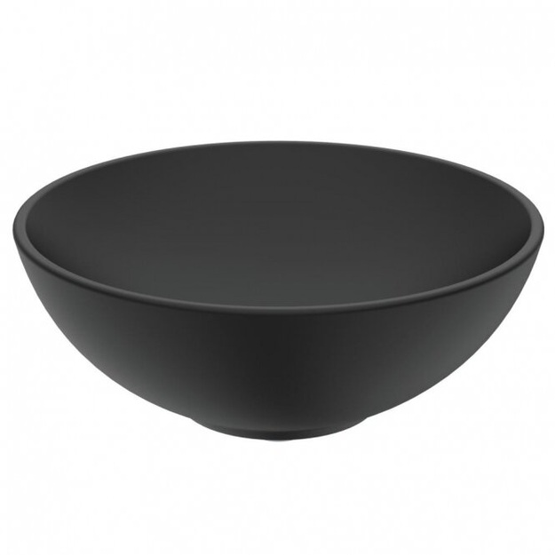 Ideal Standard STRADA O praustuvas montuojamas ant stalvir&scaron;io 41x41 cm, be perlajos, juodas