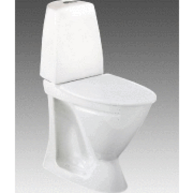 Paauk&scaron;tintas kombinuotas unitazas SIGN (46cm), horizontalus, 2/4 ltr. Fresh WC funkcija