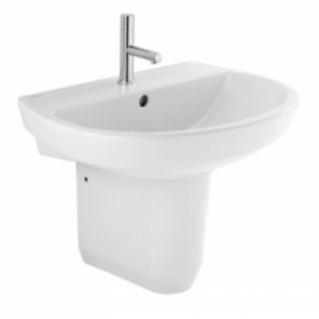 Praustuvas Easy 500x425x190 mm su 1 anga mai&scaron;yt., tvirtinimo kompl., baltas
