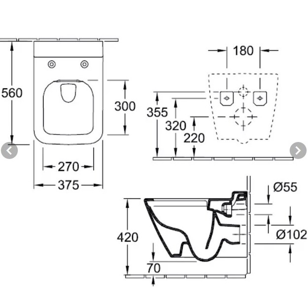 Pakabinamas WC Villeroy&Boch Finion Direct-Flush C+ (be dangčio), balta spalva