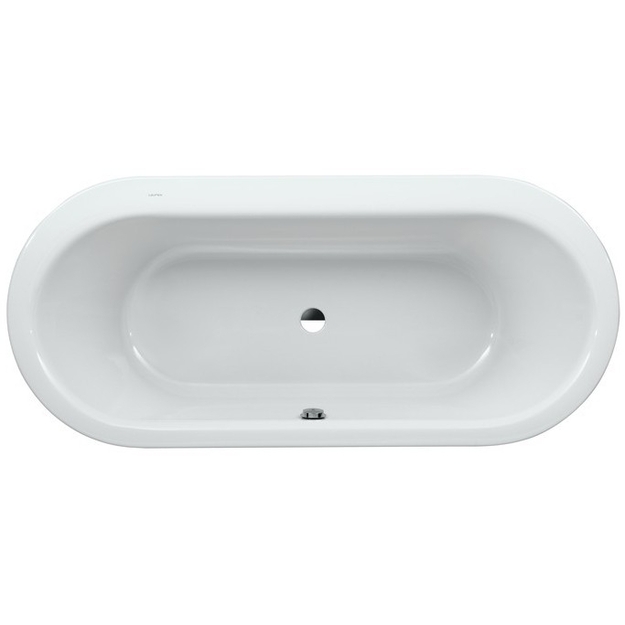 SOLUTIONS akrilinė vonia 180x80 cm. laisvai pastatoma su rėmu, balta