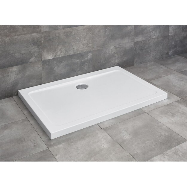 Akrilinis du&scaron;o padėklas Radaway Doros D 1200x1000x50, baltas