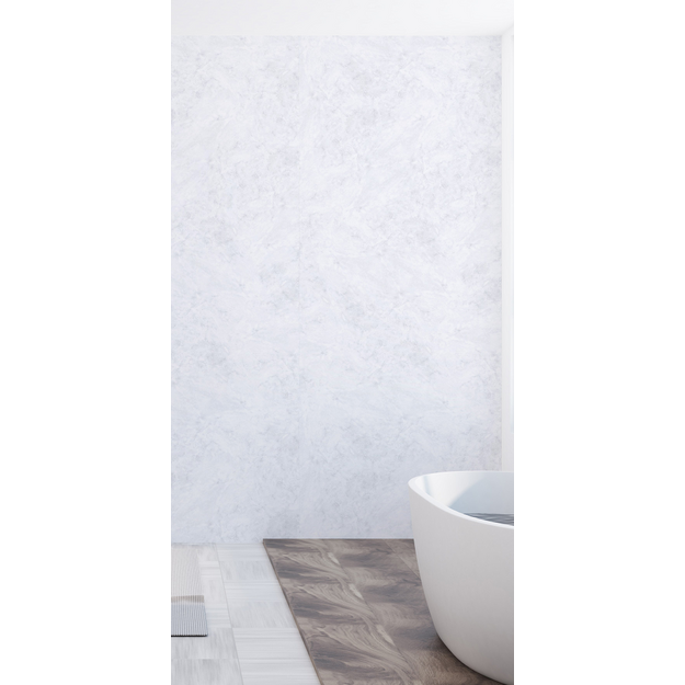 VIPANEL plok&scaron;tė 1000*2100*3mm, MARBLE WHITE spalva