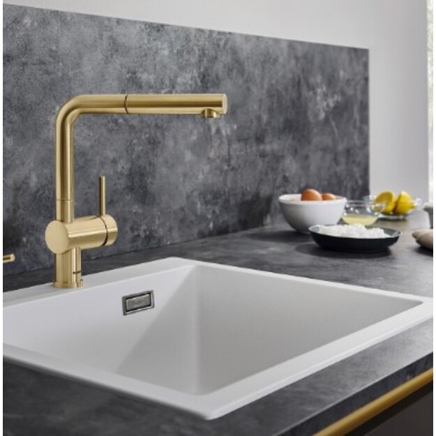 Mai&scaron;ytuvas plautuvei Blanco Linus-S , satin gold spalva