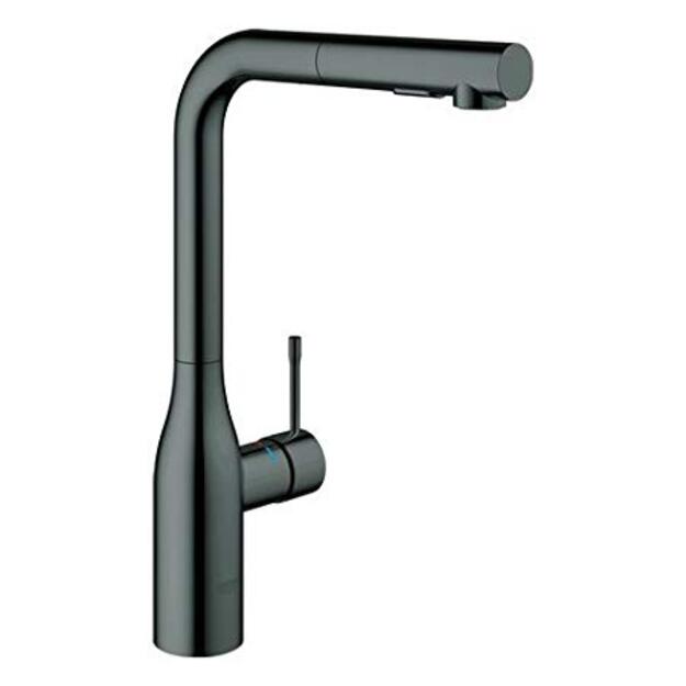 Plautuvės mai&scaron;ytuvas Essence su i&scaron;traukiama žarnele, hard graphite spalva