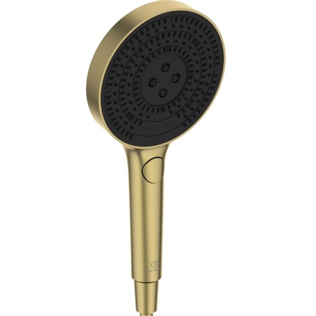 Ideal Standard Idealrain SOLOS rankinė du&scaron;o galva 130 mm, 3 funkcijos, 8 l/min, &scaron;lifuotas auksas