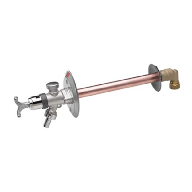 Neuž&scaron;ąlantis lauko čiaupas (su vakuuminiu ventiliu) DN15, L 450-1000 mm