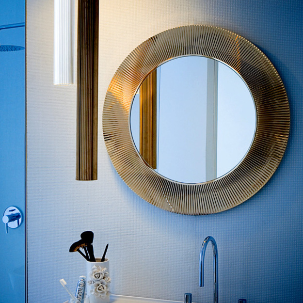 Kartell by LAUFEN Veidrodis All saints &Oslash;780, spalva aukso