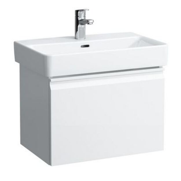 Spintelė praustuvui PRO S 550x390x370 mm su 1 stalč., modeliui 818959, balta blizgi