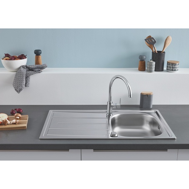 Grohe nerūdijančio plieno plautuvė K200, dubuo 35x40 cm