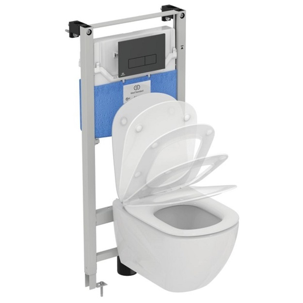 Ideal Standard Oleas M2 nuleidimo mygtukas, matinis juodas