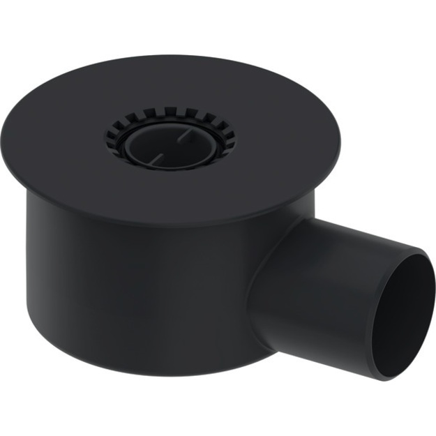 TECEdrainline sifonas, DN 70 horizontalus, montavimo H 148mm  pralaidumas 1.4 l/s